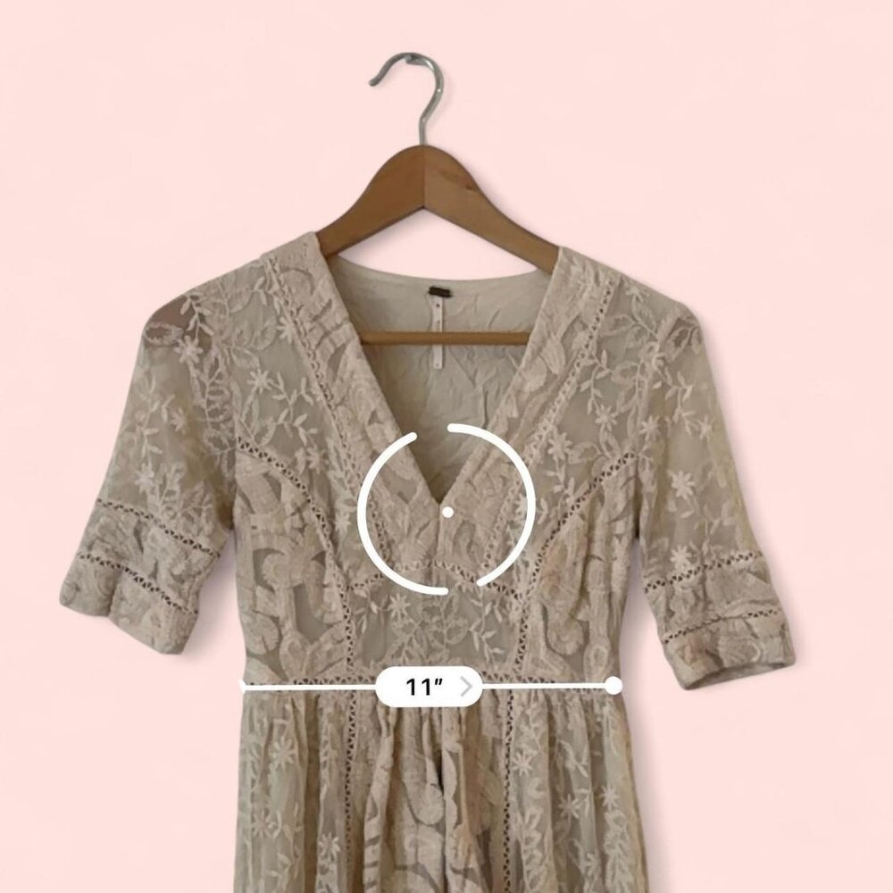 FREE PEOPLE | Mountain Laurel Lace Dress - Picture 4 of 5